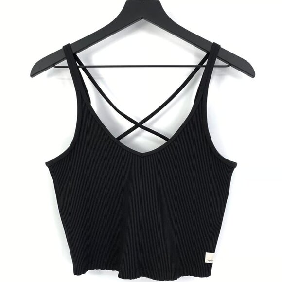 VUORI RIB CROP TANK - LARGE - Picture 3 of 7